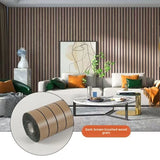 Elevéa 3D PVC Wall Panels – Waterproof Peel & Stick Slat Panels | Modern Decorative Wall Covering