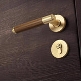 Ardenvale Walnut Door Handle Set – Quiet Interior Lock System | Vintage Wooden Lever Door Hardware