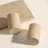 Calacéra Ceramic Bathroom Accessories Set – Stone-Effect Luxury Vanity Collection | Modern Spa Bathroom Décor