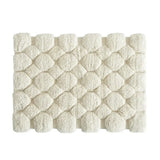 Veloura Ivory Cotton Bath Mat Set – Luxury 2-Piece Bathroom Rug Collection | Soft Absorbent Comfort