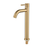 Steelhaven Mono Cold Basin Tap – Stainless Steel Single-Lever Sink Faucet | Compact Commercial & Utility Design