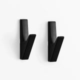Eloria Sarihosy Luxury Matte Zinc Alloy Wall Hooks – Modern Black & Gold Coat, Towel & Accessory Hangers (1 or 5 Piece Set) | Premium Wall-Mounted Storage Solution