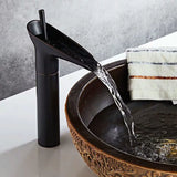 Veloura Cascade Heritage Basin Tap – Antique Waterfall Bathroom Mixer | Elegant Spa-Inspired Vanity Design