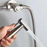 PureStream Stainless Steel Bidet Sprayer – Handheld Toilet Cleaning Spray | Hygienic Multi-Purpose Bathroom Rinse System
