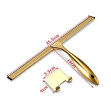 Aurex Glass & Tile Squeegee – Stainless Steel Shower Cleaner | Luxury Streak-Free Window Scraper