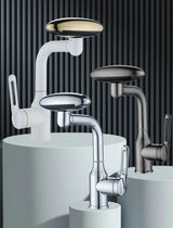 NovaCascade Basin Mixer – Futuristic Waterfall Bathroom Faucet | 4-Mode Luxury Sink Tap