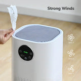 Velora AirPure Humidify+ – 2-in-1 H13 HEPA Air Purifier & Humidifier for Allergies, Pets & Smoke