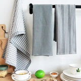 LinenCraft Cotton Tea Towel Set – Ultra-Absorbent Kitchen Towels | Reusable Soft Cotton Dish Cloths