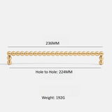 Bravelle Solid Brass Cabinet Knob – Luxury Round Drawer Handle | Modern Furniture Hardware