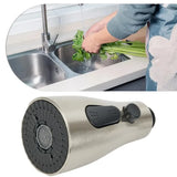 AquaFlow Elite Pull-Out Tap Head – 3-Mode Kitchen Spray Replacement | Effortless Cleaning & Water Control