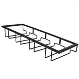 Cellaro Under-Cabinet Glass Rack – Hanging Wine & Cocktail Glass Holder | Space-Saving Bar Organiser
