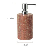 Aurello Red Travertine Bathroom Accessories Collection – Natural Stone Spa Luxury | Vintage Bathroom Décor