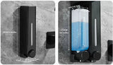 PureLine 500 Wall Soap Dispenser – Refillable No-Drill Shampoo & Hand Wash Pump for Bathrooms & Kitchens