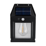 SolarGlow Motion Sensor Wall Light – IP65 Waterproof Solar Garden Lamp | 3 Lighting Modes | Decorative Tungsten Filament LED