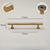 Atelier Forge Hammered Brass Handles – Vintage Bronze Cabinet Pulls | Artisan Furniture Hardware