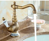 Bellmont Aurelia Swivel Basin Mixer – Vintage Gold Bathroom & Kitchen Tap | 360° Rotating Spout