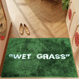 Verdanova Plush Grass Rug – Soft Non-Slip Green Floor Mat | Modern Nature-Inspired Home Décor