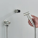 NoirJet Stainless Steel Bidet Spray Set – Matte Black Wall-Mounted WC Shattaf | Hygienic Toilet & Cleaning Sprayer