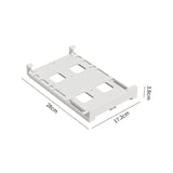 Zenvira FridgeMate Double Can Rack – Extendable Under-Shelf Fridge Organiser | Space-Saving Sliding Beverage Holder for Cans