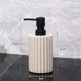 Alvara Ceramic Soap Dispenser – Luxury Hand Pump Bottle | Modern Bathroom & Kitchen Accessory
