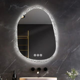 LumiAura Frameless LED Mirror – Dimmable Anti-Fog Bathroom Vanity Mirror | Touch Sensor Backlit Design
