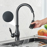 AurumFlex Luxe Kitchen Mixer – Pull-Down Gold Faucet | Solid Brass 360° Swivel Sink Tap