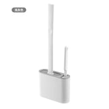 FlexiClean Silicone Toilet Brush Set – Flat Head, Flexible & Hygienic Wall-Mount Bathroom Cleaner