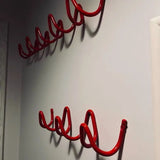 Skandoré Metal Wall Hook Rack – Scandinavian 3-Hook Coat & Key Holder | Modern Entryway Storage