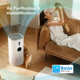 Velora AirPure Humidify+ – 2-in-1 H13 HEPA Air Purifier & Humidifier for Allergies, Pets & Smoke