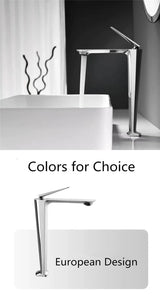 Aurelia Tower Basin Mixer – Brushed Gold Vessel Sink Faucet | Luxury Tall Bathroom Tap