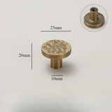 Atelier Forge Hammered Brass Handles – Vintage Bronze Cabinet Pulls | Artisan Furniture Hardware