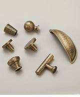 Atelier Forge Hammered Brass Handles – Vintage Bronze Cabinet Pulls | Artisan Furniture Hardware