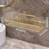 NoirLuxe Bathroom Cup Holder – Black & Gold Wall Organiser | No-Drill Toothbrush & Rinse Cup Rack