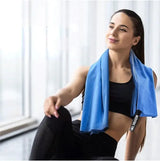 ActiveSwift Quick-Dry Sports Towel 40 × 80 cm – Lightweight Microfibre Gym Towel | Sweat Absorbent | Travel Pouch Included