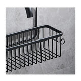 AquaOrdnung Aluminum Wall Shelf – Space-Saving Bathroom & Kitchen Organizer | Black, White & Grey