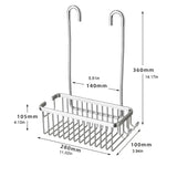 AeroVault Adhesive Shower Shelf – Rustproof Aluminium Bathroom Caddy | Drill-Free Wall Storage Basket