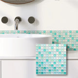 Luméra Glass Mosaic Panels – Waterproof 3D Peel & Stick Tile Decals | Luxury Kitchen & Bathroom Wall Covering