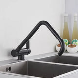 AeroFold Kitchen Mixer Tap – Foldable 360° Swivel Faucet | Dual Spray Hot & Cold Sink Mixer