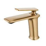 Veloura Luxe Basin Mixer Tap – Contemporary Brass Bathroom Faucet | Premium Hot & Cold Single Lever Design