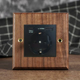 Maison Voltier Walnut Toggle Switch – Vintage Brass Wall Switch with USB Option | Luxury Retro Electrical Hardware
