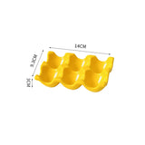 Céravie Ceramic Egg Storage Tray – Modern Refrigerator Egg Holder | Elegant Kitchen Organisation