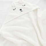 SnuggleNest Hooded Baby Towel – Ultra-Soft Coral Fleece Bath Wrap | Cozy Quick-Dry Baby Towel