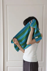Maison Riviera Striped Cotton Towels – Luxury Hotel-Quality Bath & Beach Towel Set | Premium Jacquard Cotton