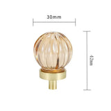 Éclatéra Crystal Cabinet Knob – Champagne Gold Furniture Handle | Luxury Drawer & Wardrobe Hardware