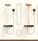 Aurelius ThermoSpa Shower System – Concealed Rainfall Thermostatic Shower Set | Luxury Gold Bathroom Upgrade