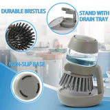 PureNest Kitchen Care Duo – Soap Dispensing Dish Brush & Faucet Filter Set | Eco-Friendly Sink Cleaning Solution