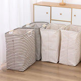 NaturaFold Cotton Laundry Basket – Waterproof Foldable Storage Hamper | Compact Eco-Friendly Organiser
