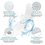 Auralux HydroComfort Full-Body Non-Slip Bathtub Cushion with Headrest – 4D Ventilated Spa Bath Mat with Suction Cups | Quick-Dry Luxury Bath Support Pad