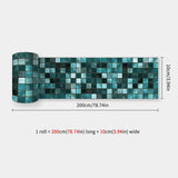Miravelle Mosaic Trim Panels – Waterproof Peel & Stick Wall Décor | Flexible Kitchen & Bathroom Backsplash Strips
