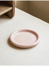 Pasteléa Ceramic Serving Plate – Modern Round Breakfast & Dessert Plate | Elegant Macaron Colour Tableware